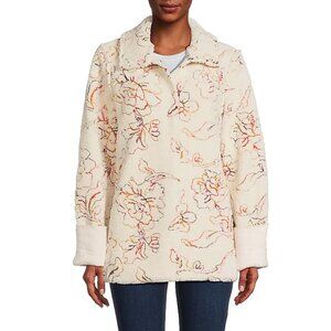 Johnny Was Arcane Teddy Sherpa Coat Reversible